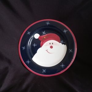 Hand Painted The Cellar Christmas Twilight Salad/Dessert Plates